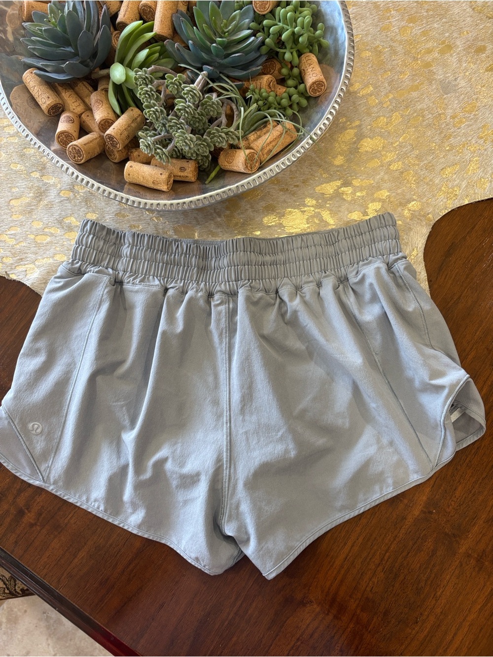 lululemon athletica Light Gray Women's Athletic Shorts